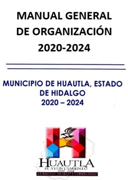 MANUAL DE ORGANIZACION 2020-2024